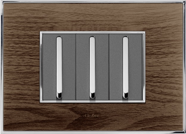 LISHA S7 Platina Wood Cover Plates